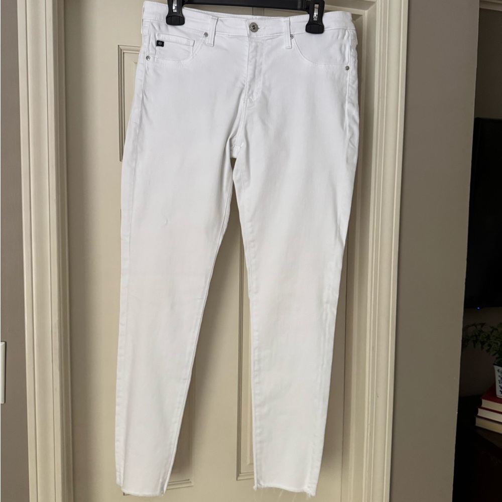AG Adriano Goldschmied Bright White Ankle Jeans
